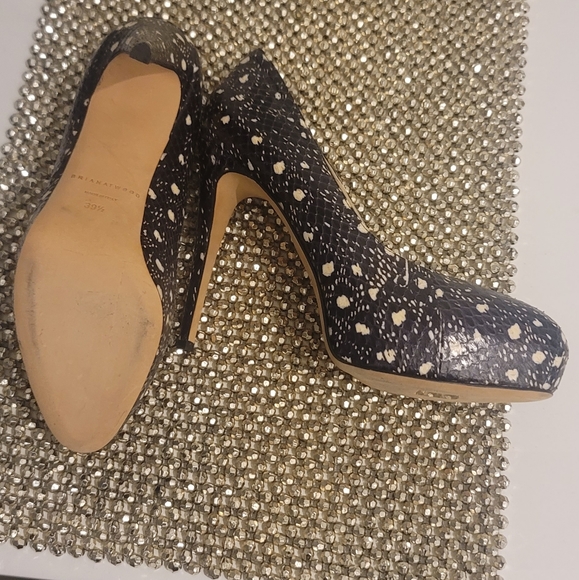 Brian Atwood Snake Print Pumps - Picture 2 of 3